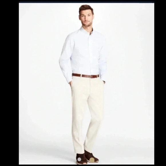 Brooks Brothers Flat Front Advantage Chino Clark